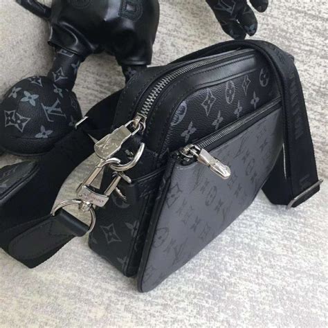 triangle messenger bag lv|Trio Messenger Monogram Eclipse Canvas .